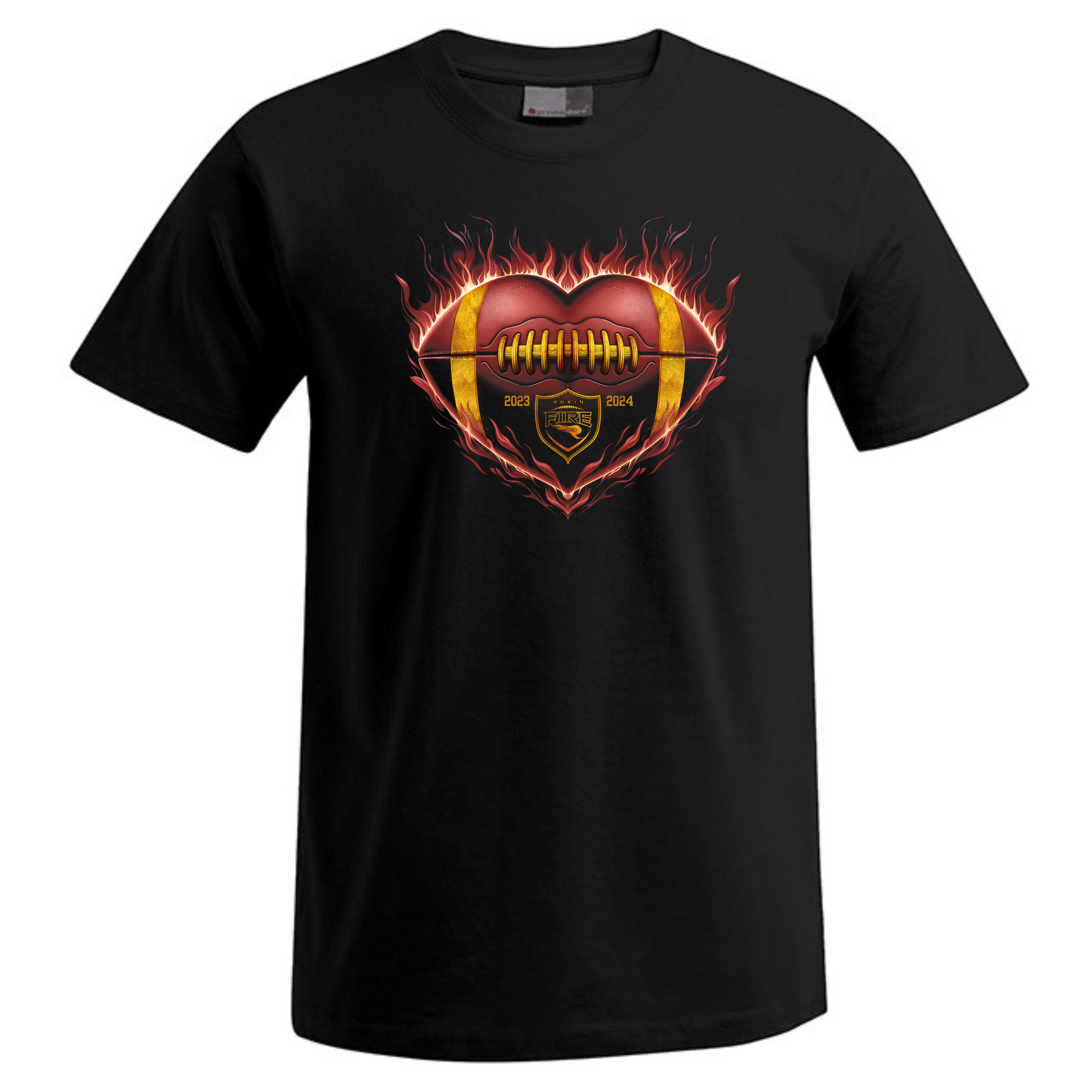 T-Shirt Heart on Fire