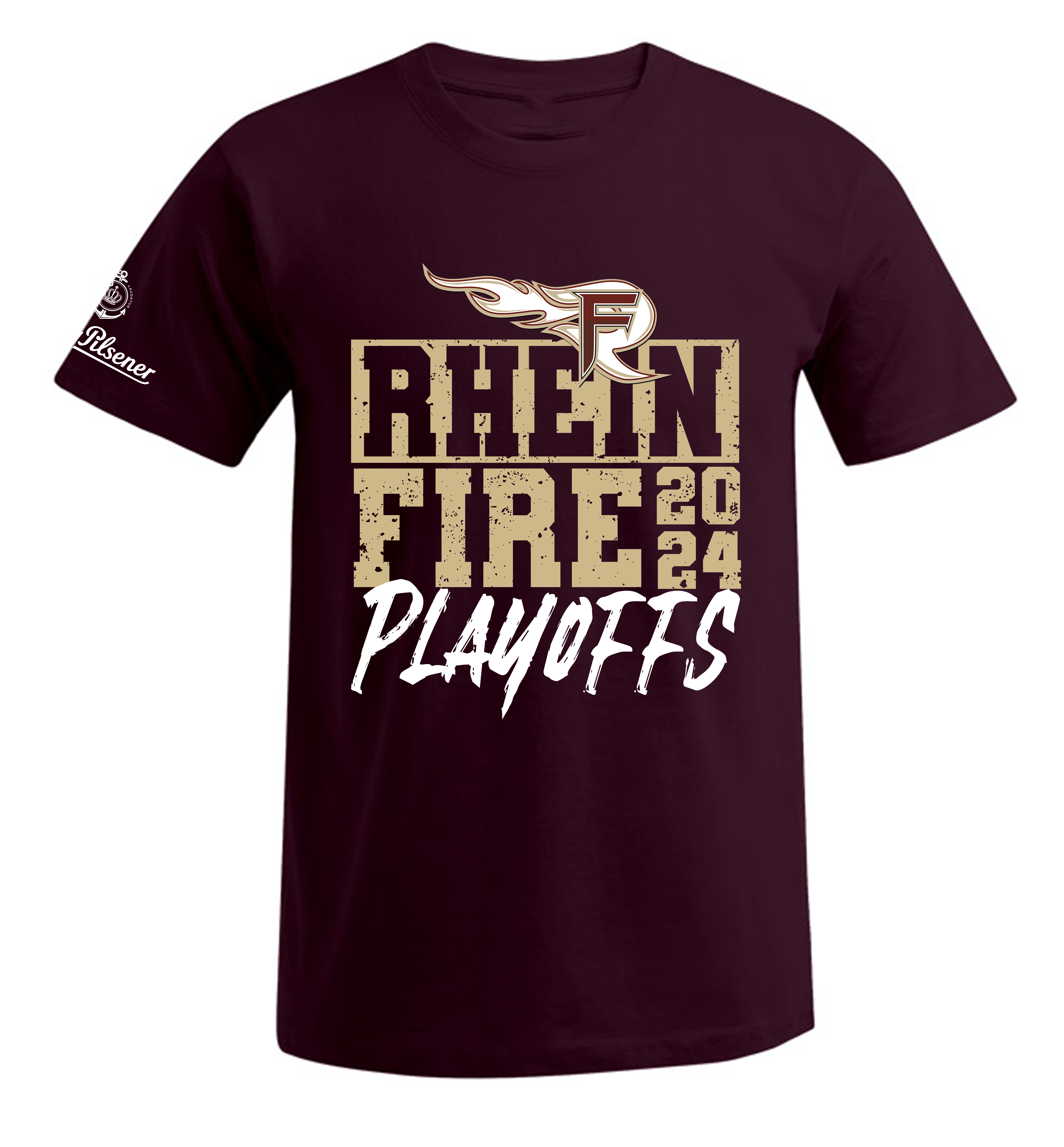 T-Shirt Playoffs 2024    XXXL Burgund