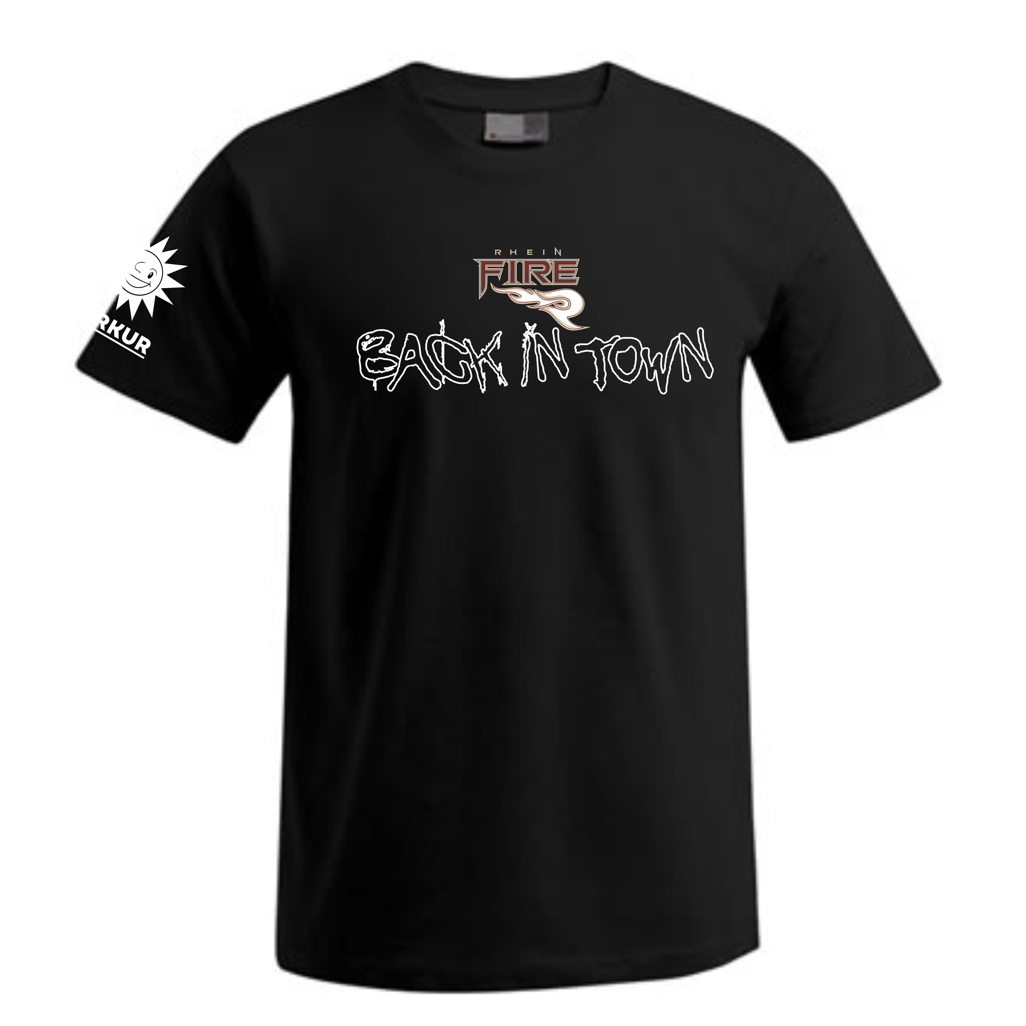 T-Shirt Back in Town schwarz