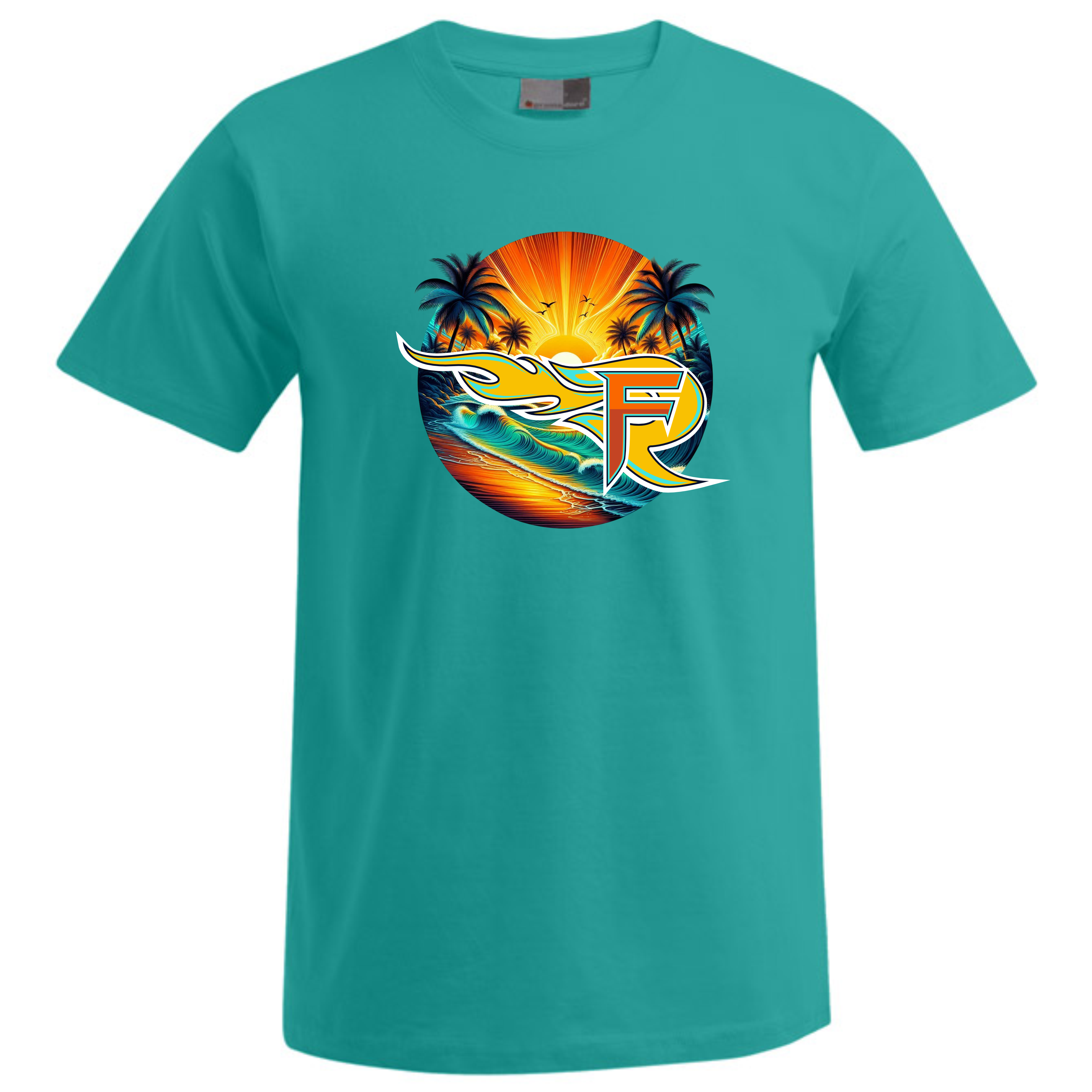 T-Shirt Summer Vibes jade