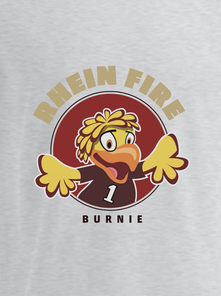 Kids-Shirt Burnie 104 Graumeliert