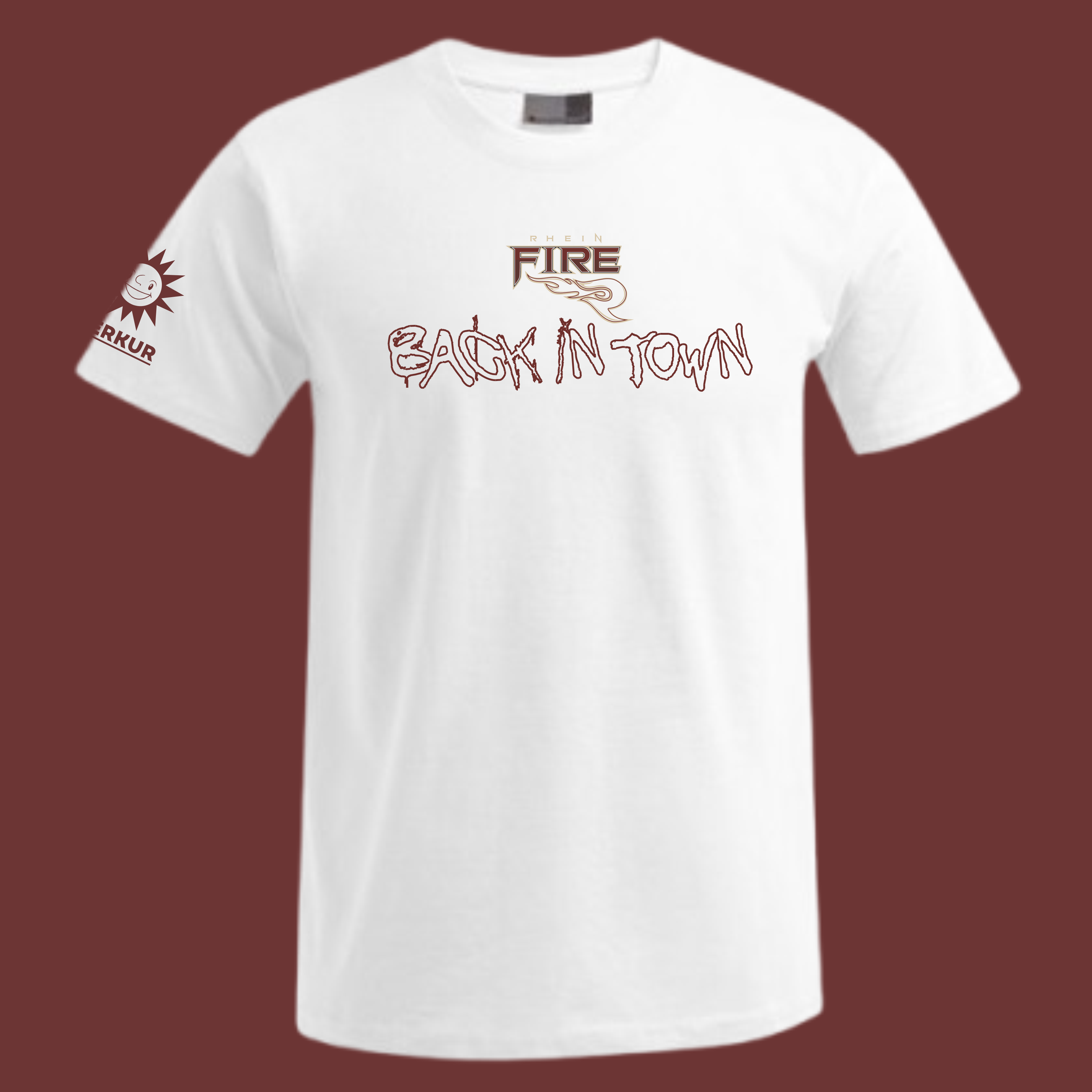 T-Shirt Back in Town weiß