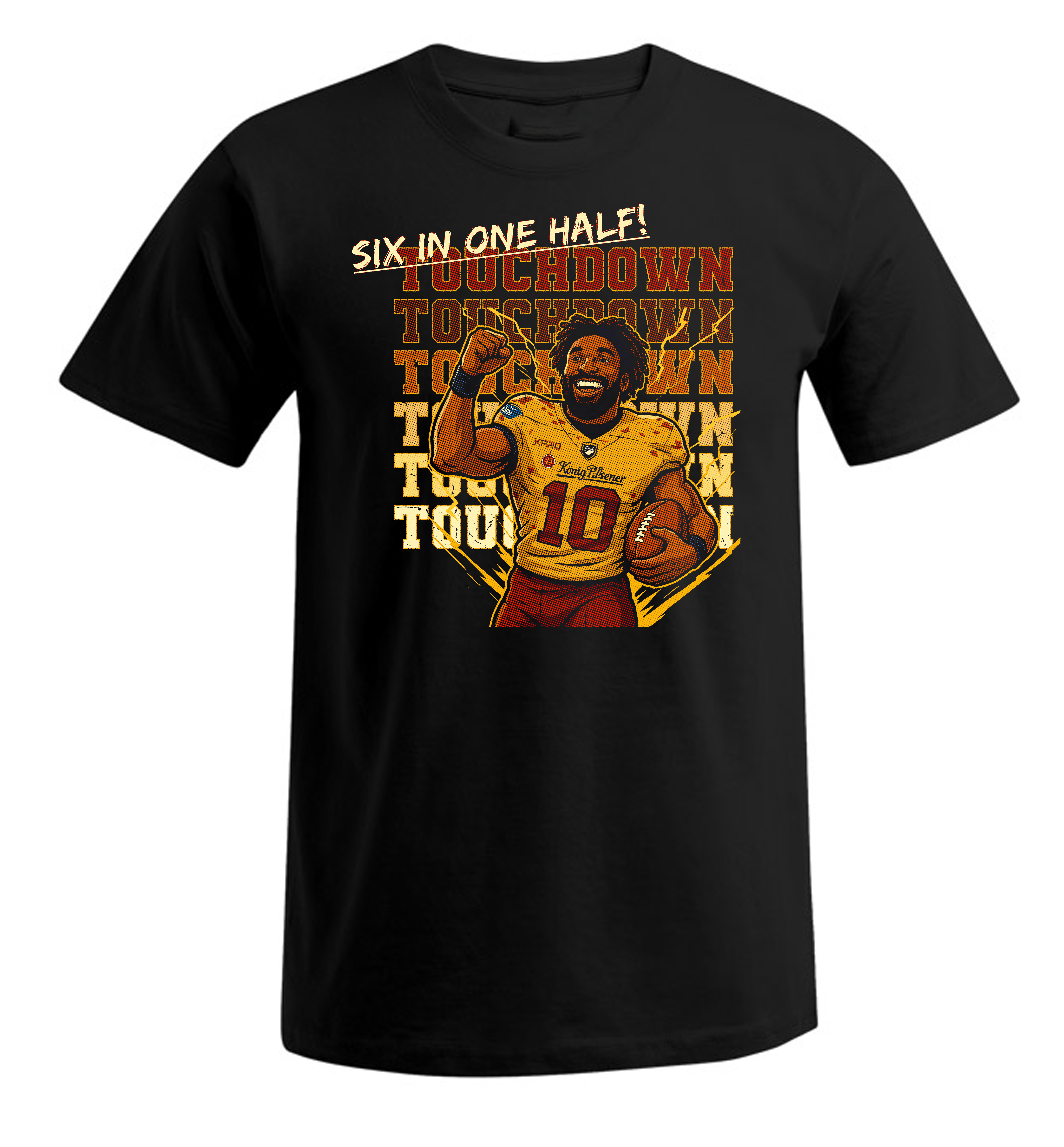 T-Shirt Harlan Kwofie - 6 in 1 schwarz