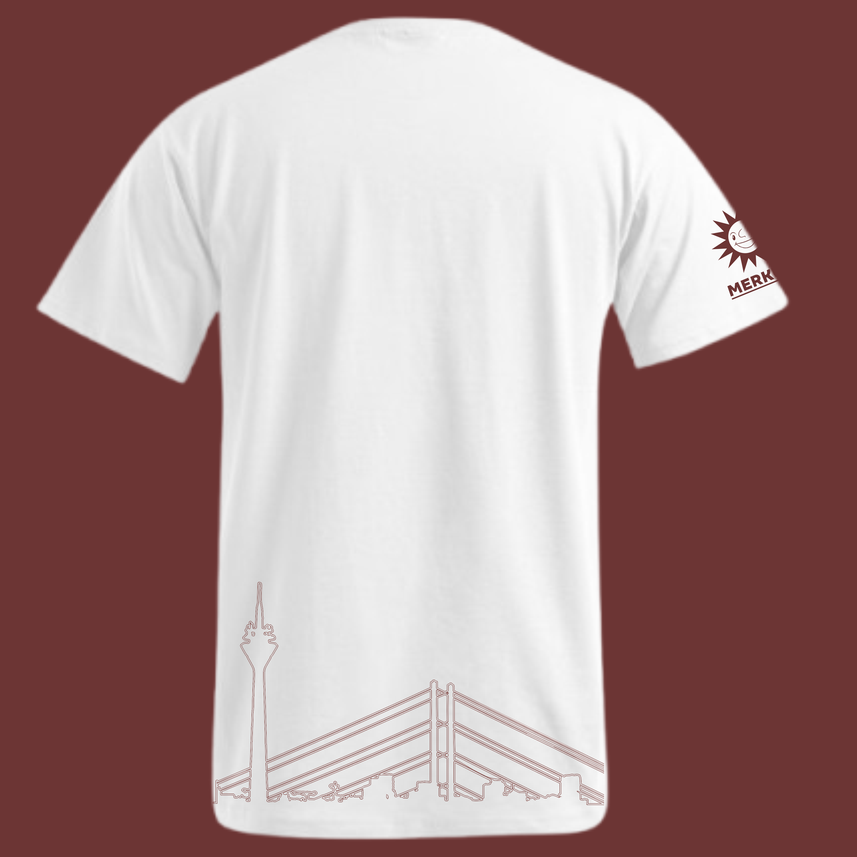 T-Shirt Back in Town weiß
