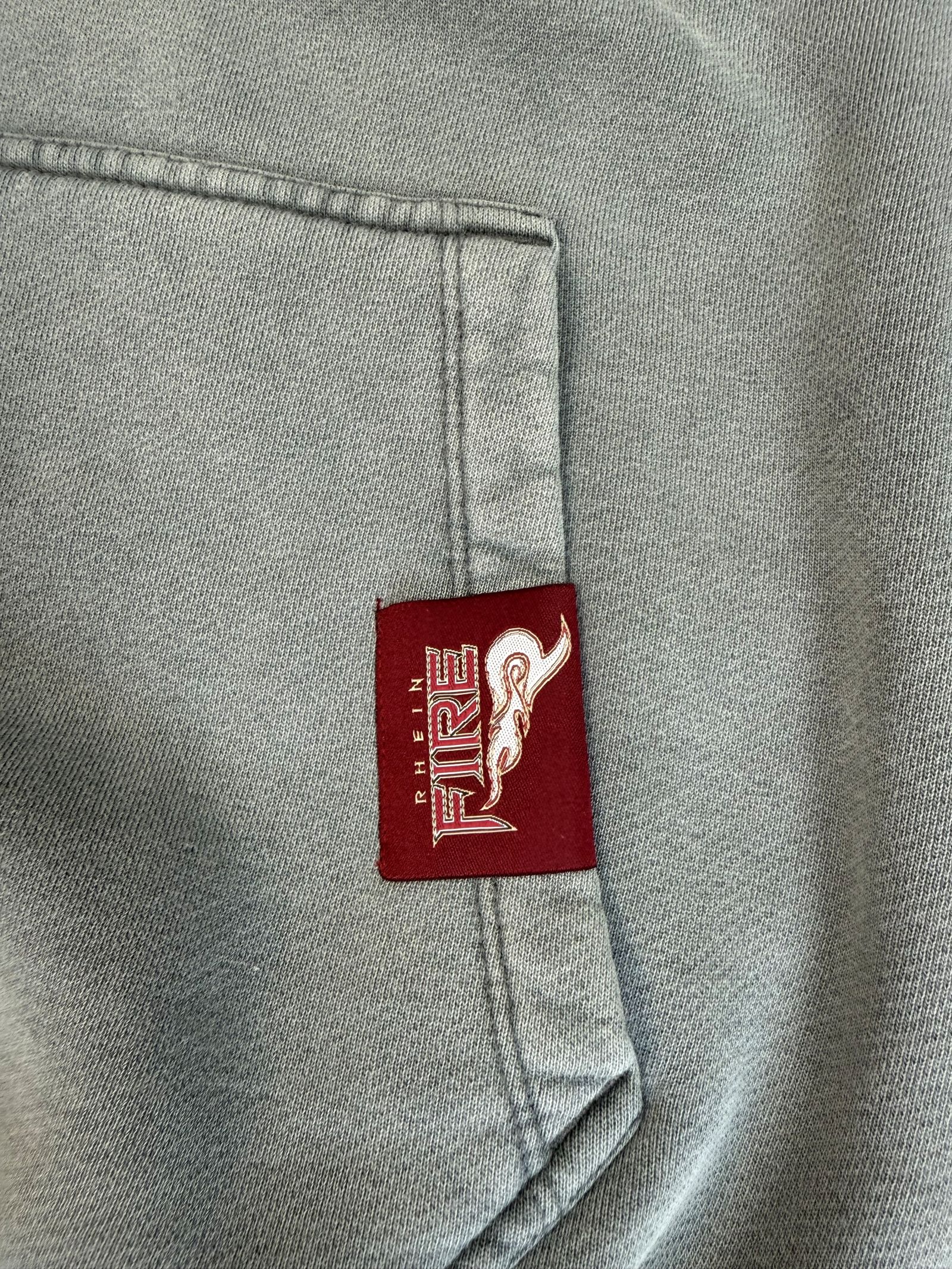 Hoodie Oversized wash grey