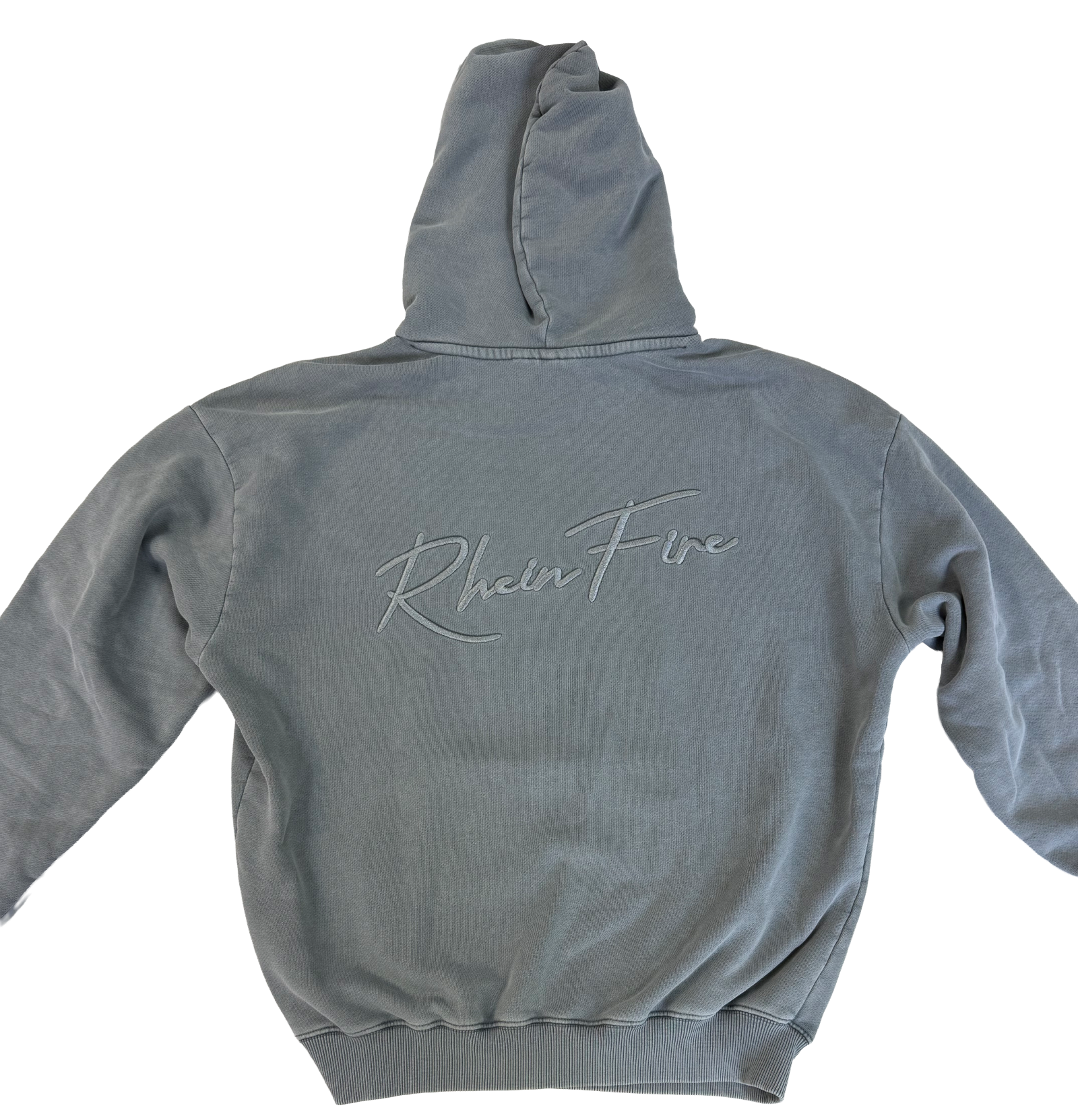 Hoodie Oversized wash grey