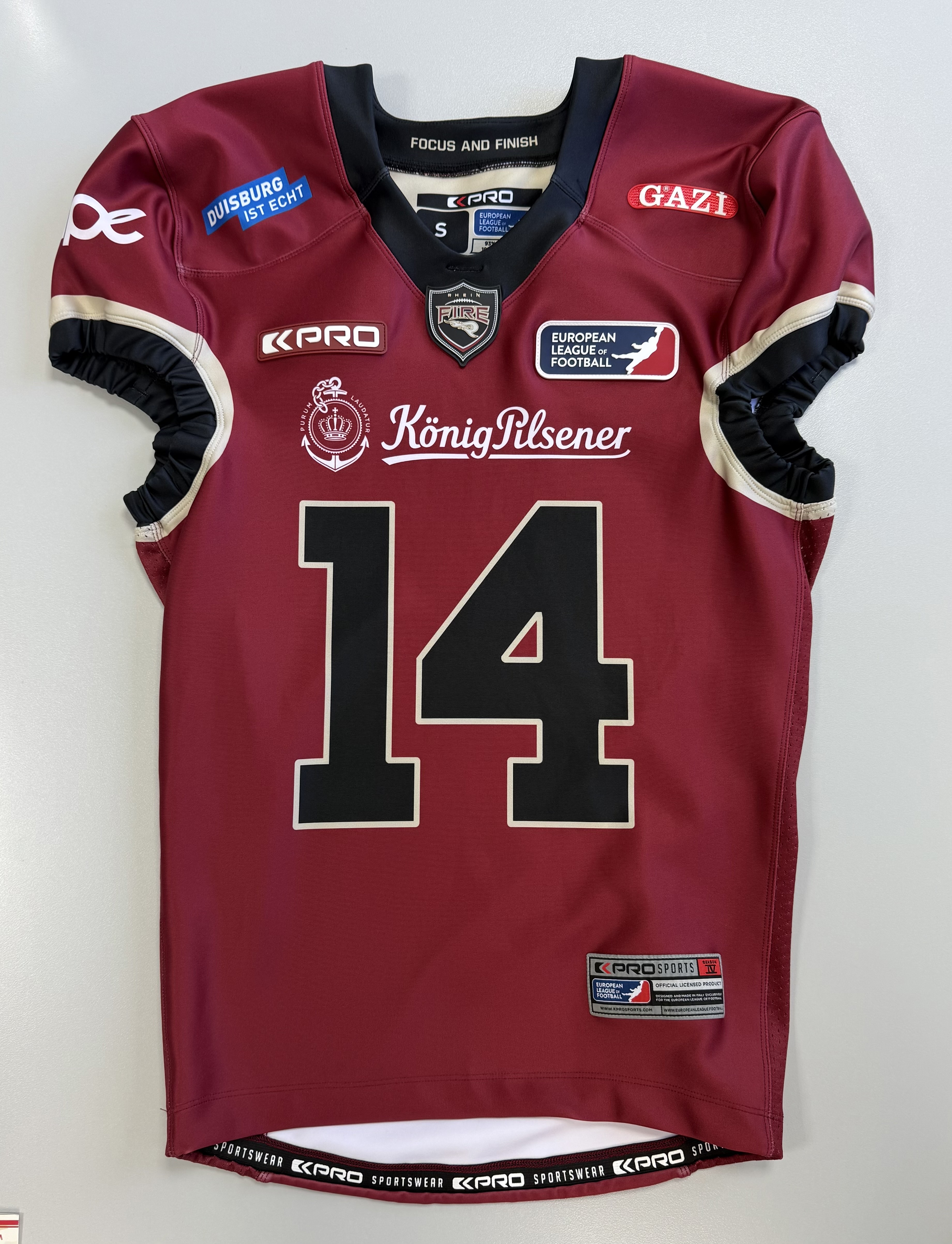 Gameworn Jersey Burgund
