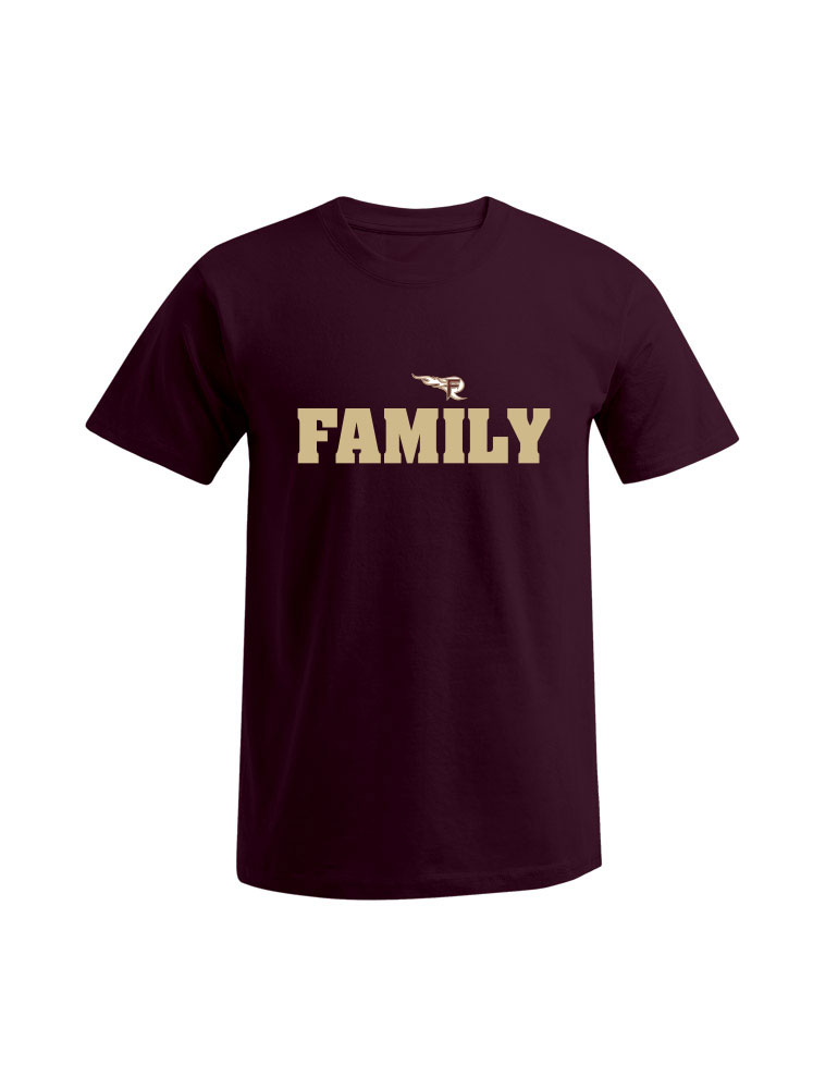 T-Shirt FIRE FAMILY 2024    XL Burgund
