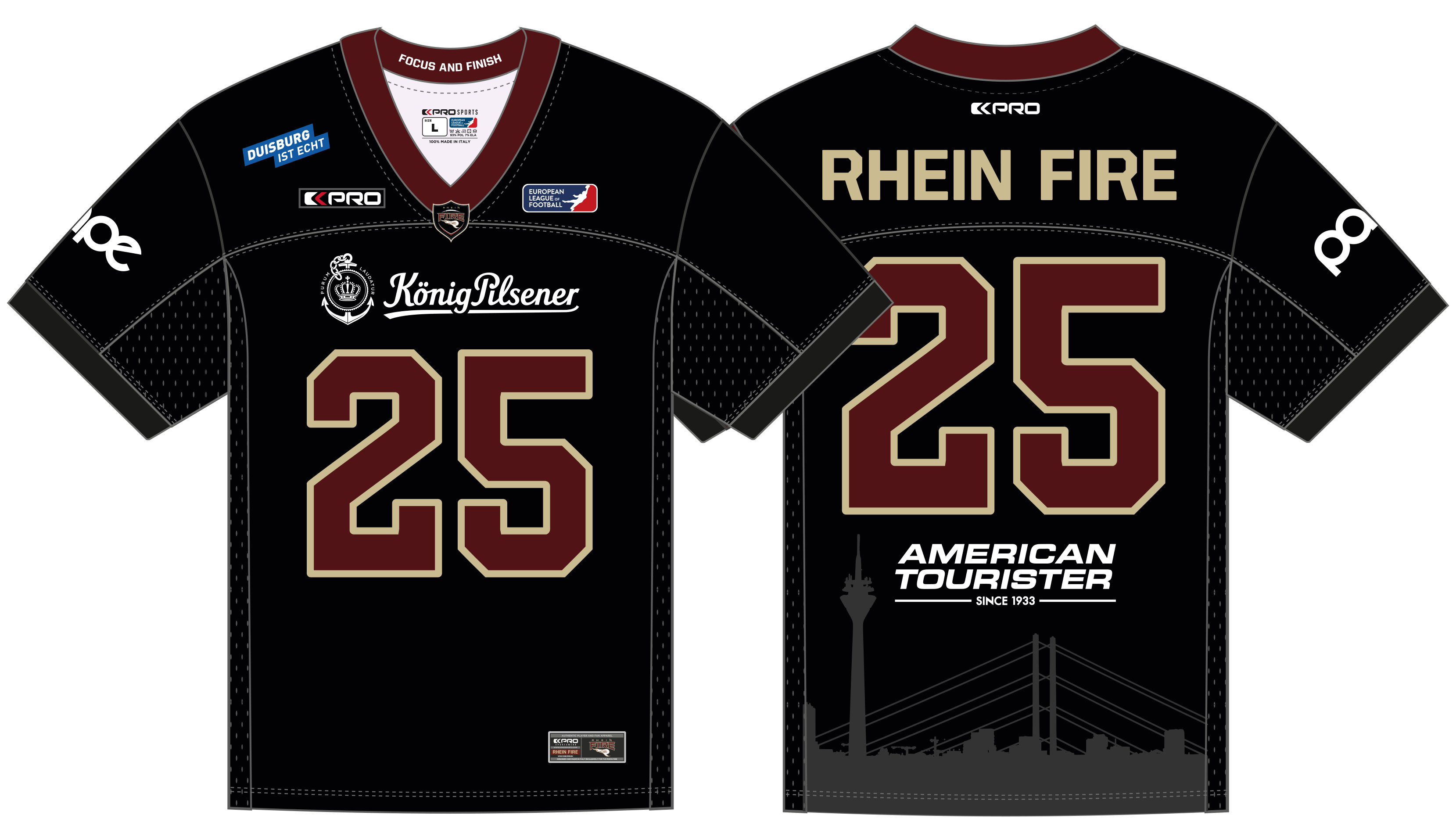 Fanjersey Schwarz